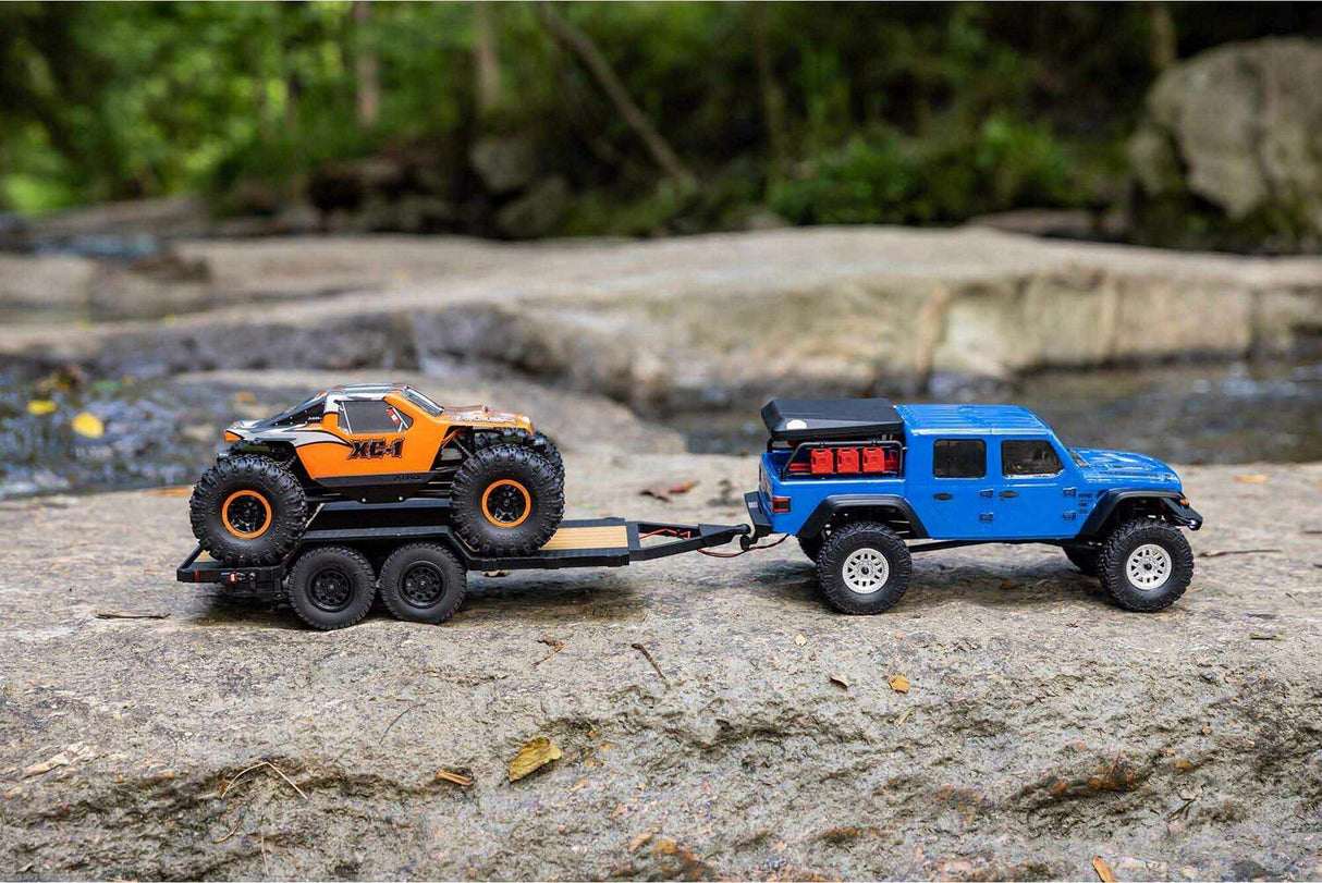 1/24 SCX24 Flat Bed Vehicle Trailer