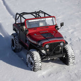 1/10 SCX10 III Jeep CJ-7 4X4 RTR Brushed Rock Crawler, Red