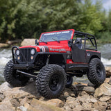 1/10 SCX10 III Jeep CJ-7 4X4 RTR Brushed Rock Crawler, Red