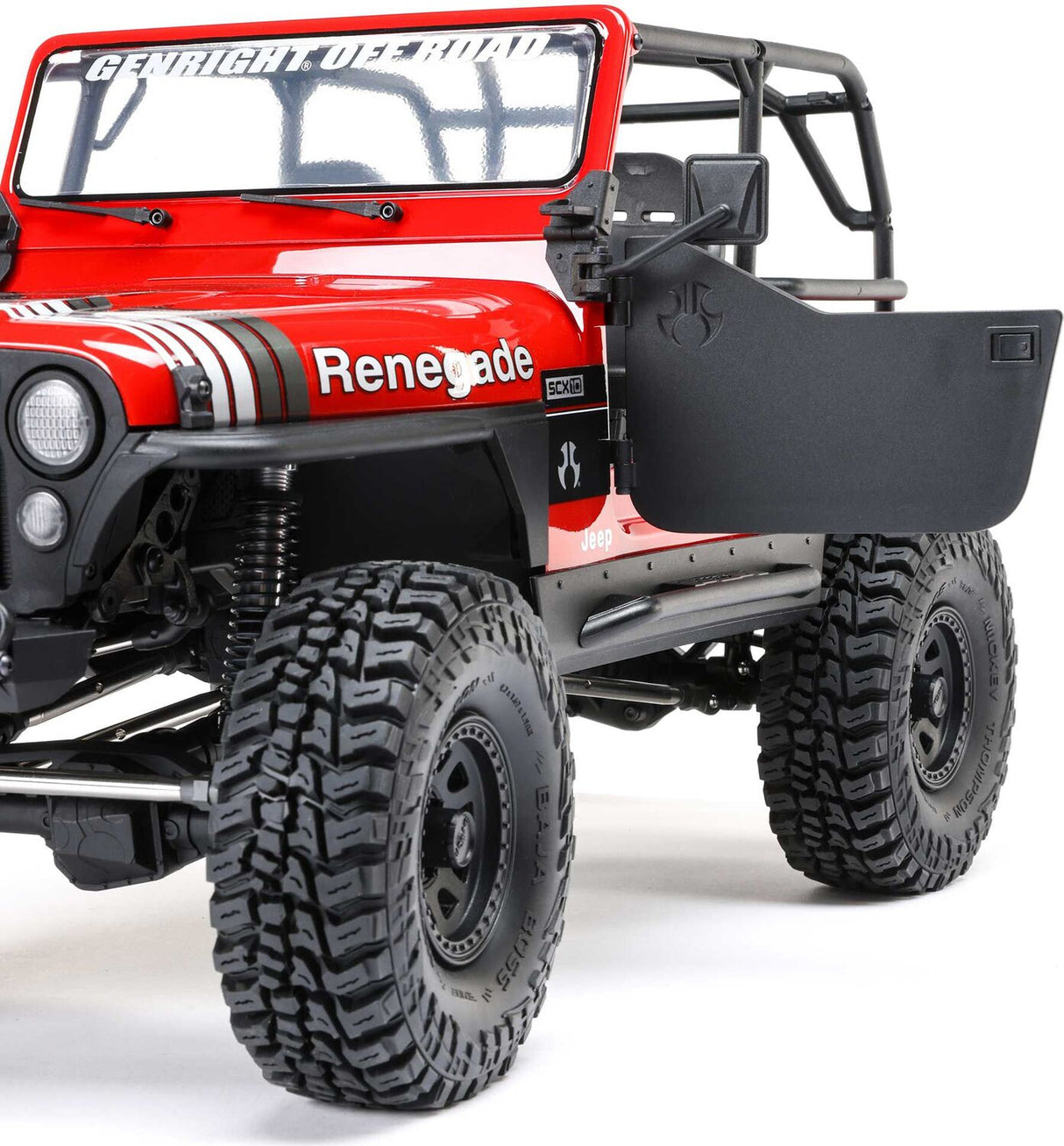 1/10 SCX10 III Jeep CJ-7 4X4 RTR Brushed Rock Crawler, Red