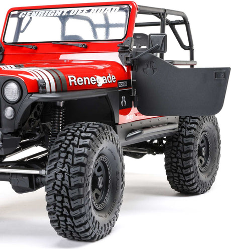 1/10 SCX10 III Jeep CJ-7 4X4 RTR Brushed Rock Crawler, Red