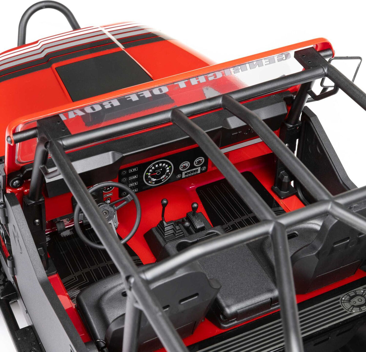 1/10 SCX10 III Jeep CJ-7 4X4 RTR Brushed Rock Crawler, Red