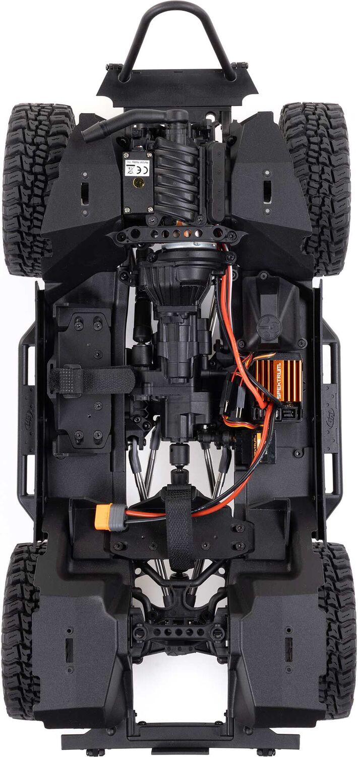 1/10 SCX10 III Jeep CJ-7 4X4 RTR Brushed Rock Crawler, Red