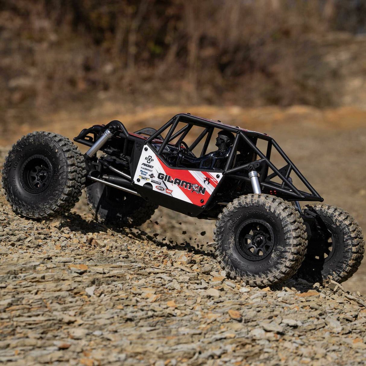 1/8 AXP8 Gilamon 2.2 4X4 RTR Brushed Trail Buggy, Red