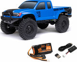 1/24 SCX24 Base Camp 4WD Rock Crawler Brushed RTR with Battery & Charger, Blue