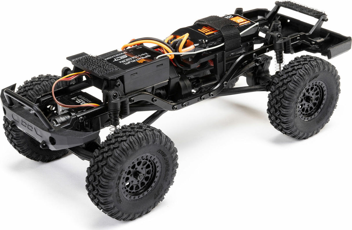 1/24 SCX24 Base Camp 4WD Rock Crawler Brushed RTR with Battery & Charger, Pink
