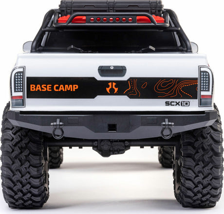 1/10 SCX10 III Base Camp 4X4 Rock Crawler Brushed RTR, White