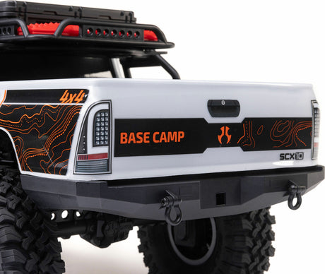 1/10 SCX10 III Base Camp 4X4 Rock Crawler Brushed RTR, White