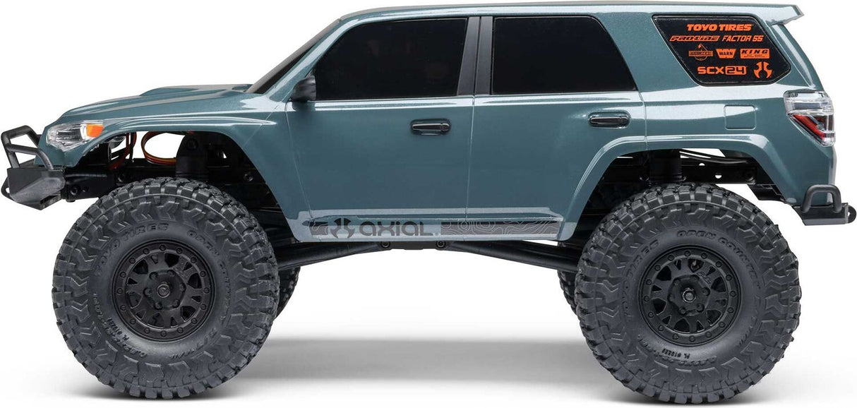 1/24 SCX24 Toyota 4Runner 4X4 RTR Brushed Rock Crawler (Battery & Charger Included), Gray