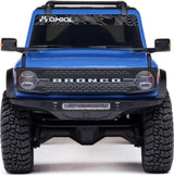 1/30 SCX30 Ford Bronco 4X4 RTR Brushed Rock Crawler (Battery & Charger Included), Blue