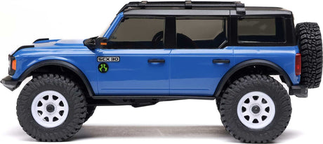1/30 SCX30 Ford Bronco 4X4 RTR Brushed Rock Crawler (Battery & Charger Included), Blue