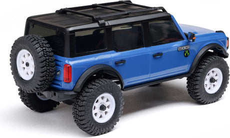 1/30 SCX30 Ford Bronco 4X4 RTR Brushed Rock Crawler (Battery & Charger Included), Blue