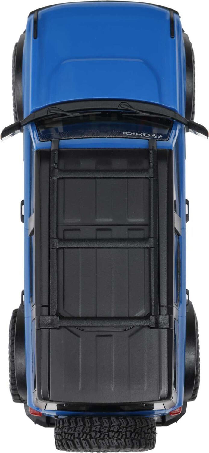 1/30 SCX30 Ford Bronco 4X4 RTR Brushed Rock Crawler (Battery & Charger Included), Blue