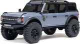 1/30 SCX30 Ford Bronco 4X4 RTR Brushed Rock Crawler (Battery & Charger Included), Gray