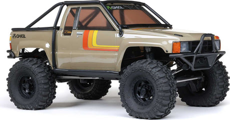 1/10 SCX10 III 1987 Toyota SR5 4X4 RTR Brushed Rock Crawler, Tan