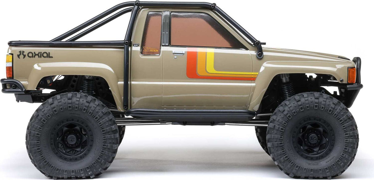 1/10 SCX10 III 1987 Toyota SR5 4X4 RTR Brushed Rock Crawler, Tan