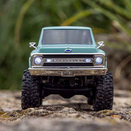 1/30 SCX30 Chevrolet K10 4X4 RTR Brushed Rock Crawler (Battery & Charger Included), Green