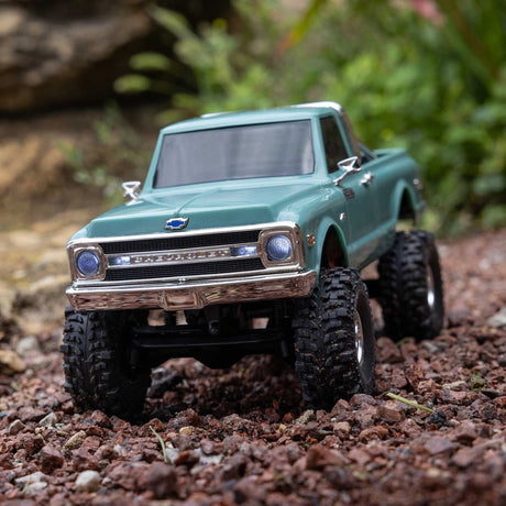1/30 SCX30 Chevrolet K10 4X4 RTR Brushed Rock Crawler (Battery & Charger Included), Green