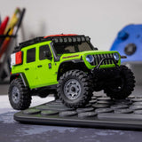 1/30 SCX30 Jeep Wrangler JLU 4X4 RTR Brushed Rock Crawler (Battery & Charger Included), Green