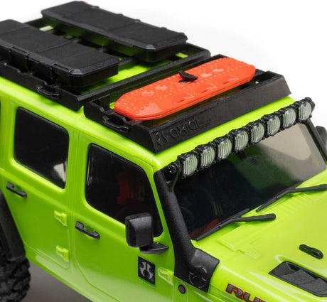 1/30 SCX30 Jeep Wrangler JLU 4X4 RTR Brushed Rock Crawler (Battery & Charger Included), Green
