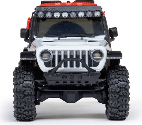 1/30 SCX30 Jeep Wrangler JLU 4X4 RTR Brushed Rock Crawler (Battery & Charger Included), White