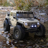 1/10 SCX10 III Motobilt Waypoint Jeep JT Gladiator 4X4 RTR Brushed Rock Crawler, Tan