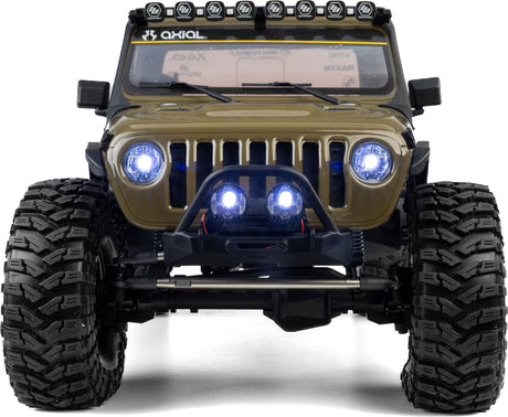 1/10 SCX10 III Motobilt Waypoint Jeep JT Gladiator 4X4 RTR Brushed Rock Crawler, Green