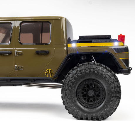 1/10 SCX10 III Motobilt Waypoint Jeep JT Gladiator 4X4 RTR Brushed Rock Crawler, Green