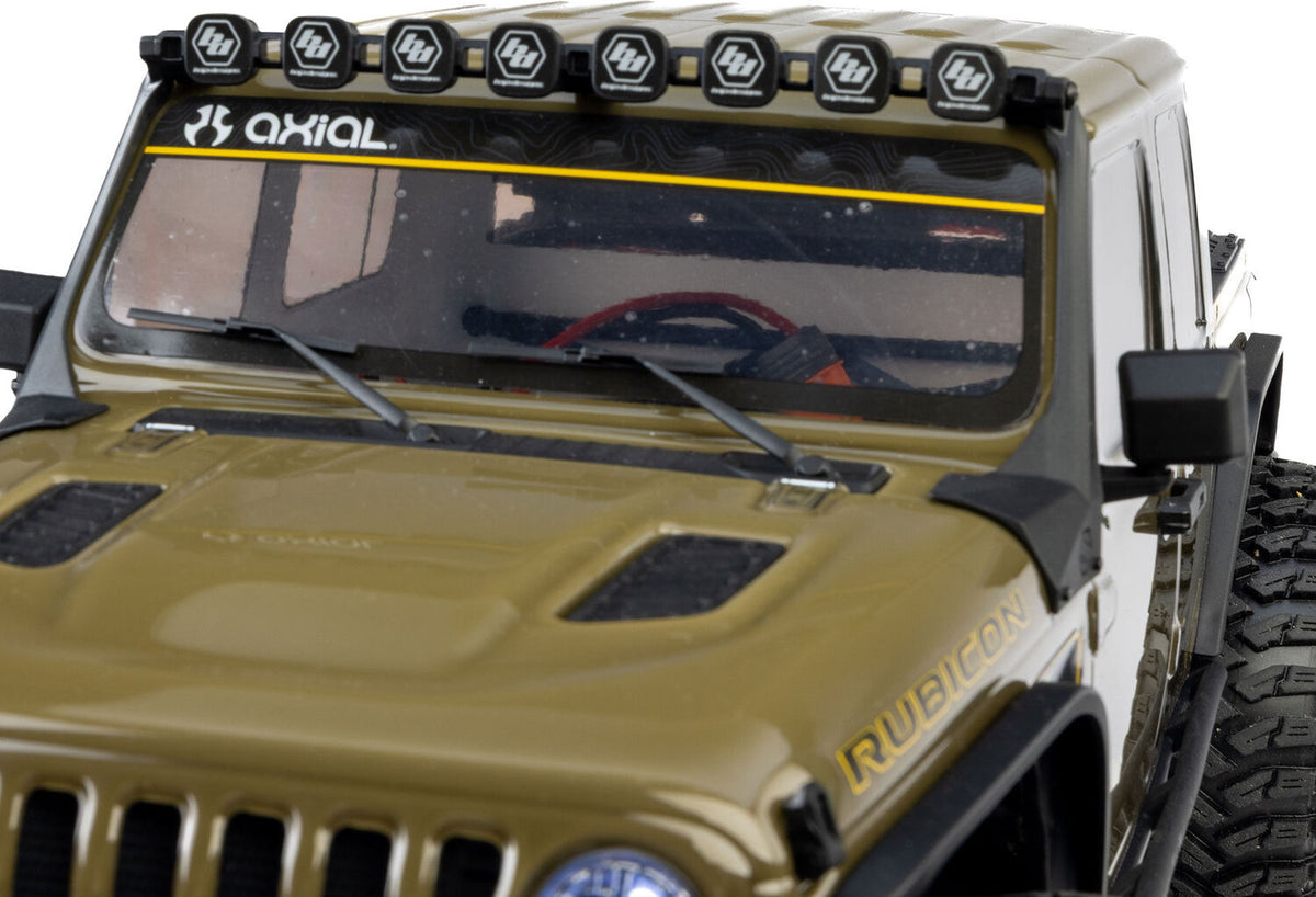 1/10 SCX10 III Motobilt Waypoint Jeep JT Gladiator 4X4 RTR Brushed Rock Crawler, Green