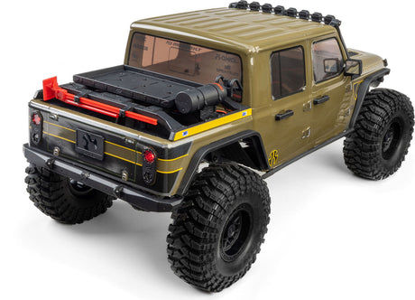 1/10 SCX10 III Motobilt Waypoint Jeep JT Gladiator 4X4 RTR Brushed Rock Crawler, Green