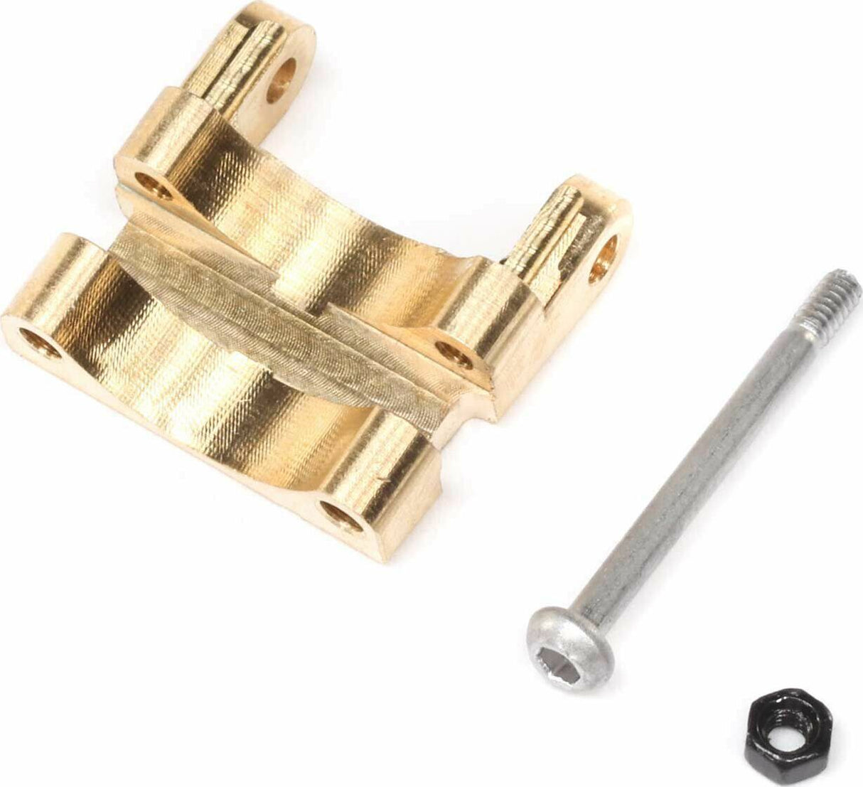 Rear Upper Link Mount, Brass: SCX24