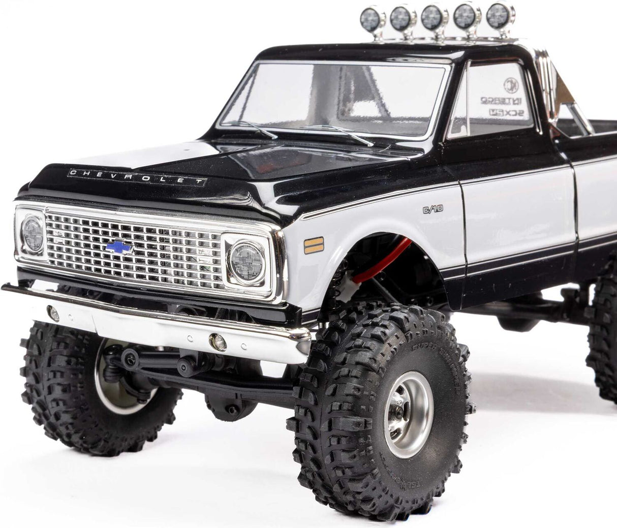 1/24 SCX24 1967-1972 Chevrolet C10 4WD Truck RTR, Black