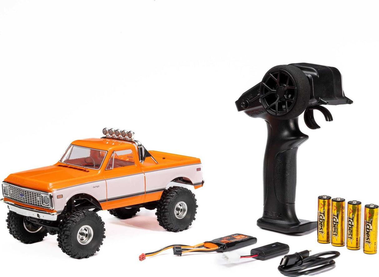 1/24 SCX24 1967-1972 Chevrolet C10 4WD Truck RTR, Orange