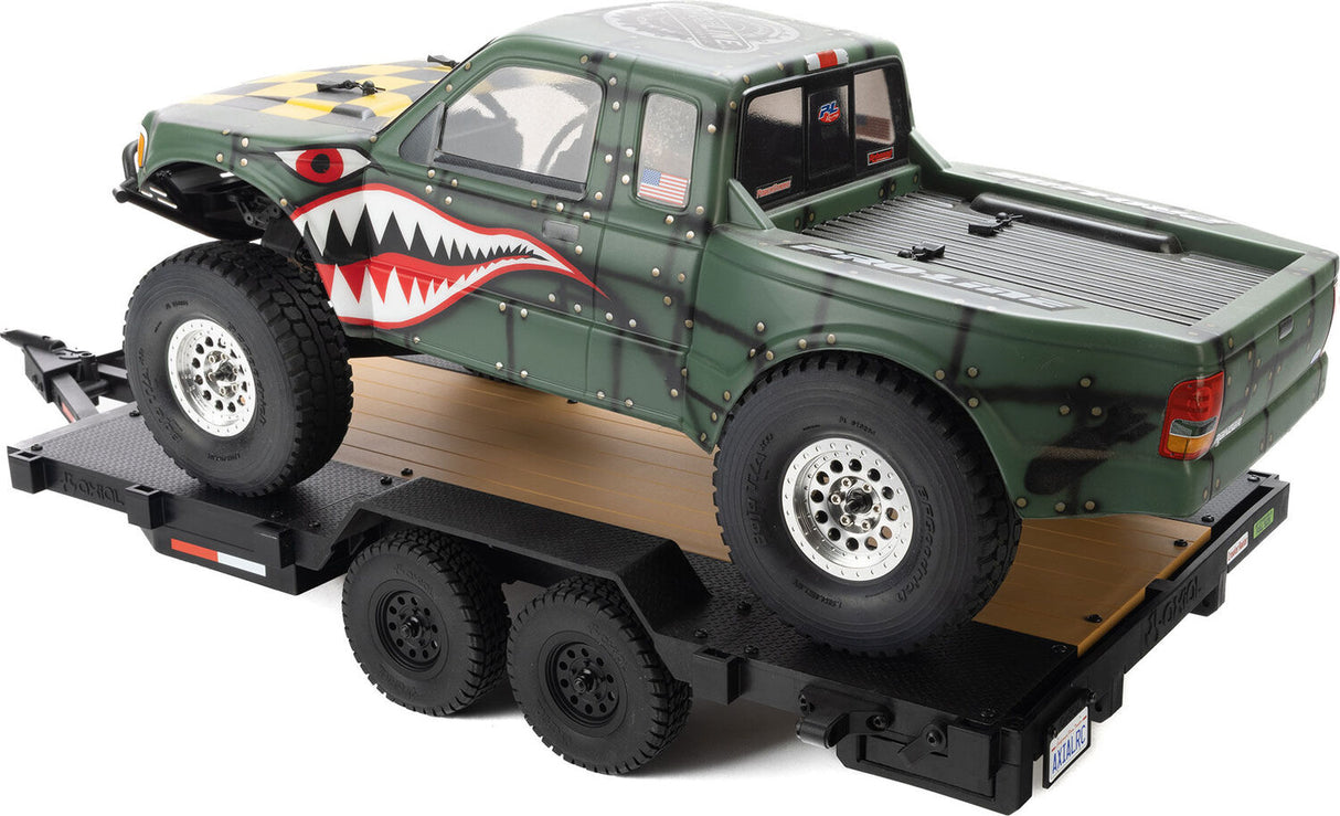 1/10 SCX10 Flat Bed Vehicle Trailer