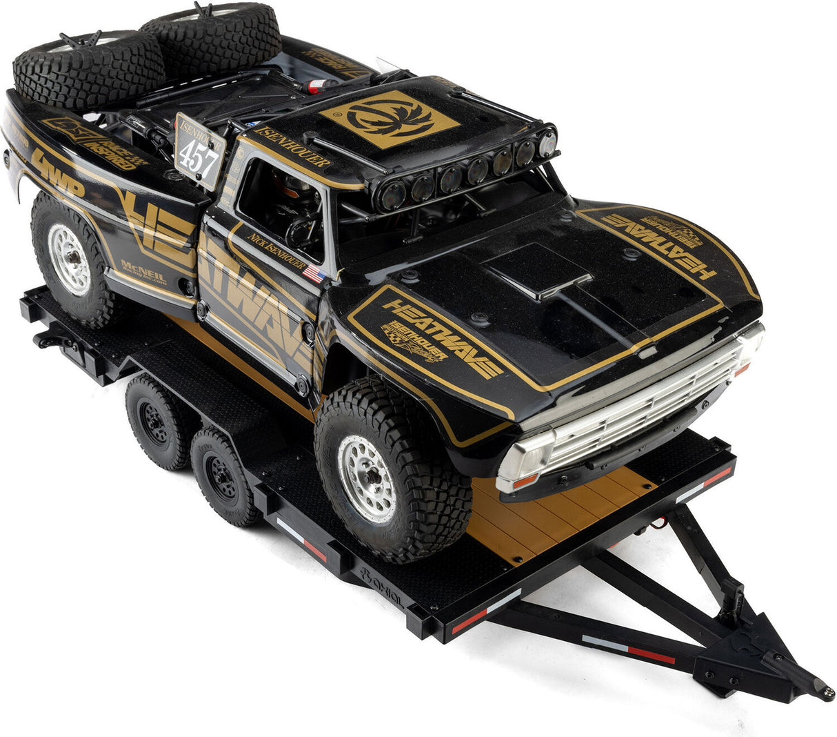 1/10 SCX10 Flat Bed Vehicle Trailer