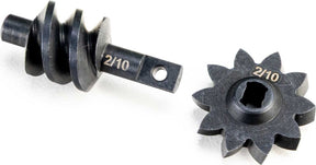 Steel Ring/Pinion Worm Gear, 2/10, Trans: SCX30
