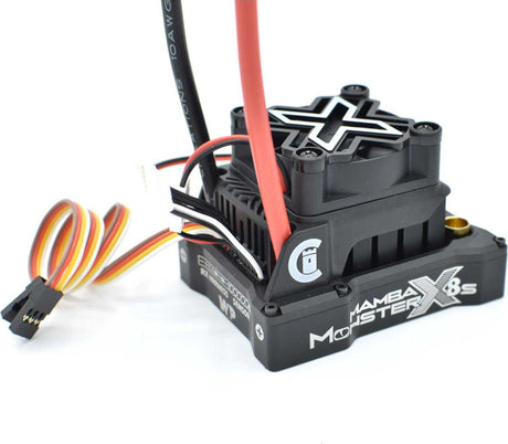 1/6 Mamba Monster X 8S 33.6V Waterproof ESC 8A Peak BEC