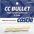 High Current Connector: 6.5mm Bullet Set (3)