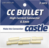 High Current Connector: 6.5mm Bullet Set (3)