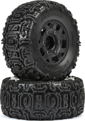 1/10 Warthog F/R 2.2"/3.0" SC Tires MTD 12 & 14mm Black Ripper (2)
