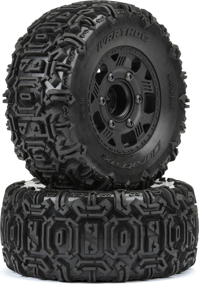 1/10 Warthog F/R 2.2"/3.0" SC Tires MTD 12 & 14mm Black Ripper (2)