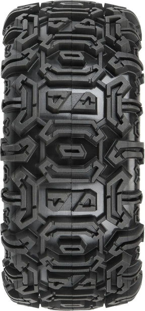 1/10 Warthog F/R 2.2"/3.0" SC Tires MTD 12 & 14mm Black Ripper (2)