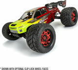 1/8 Bandito 2.0 F/R 3.8" MT Tires Mounted 12mm/14mm Black Ripper (2)