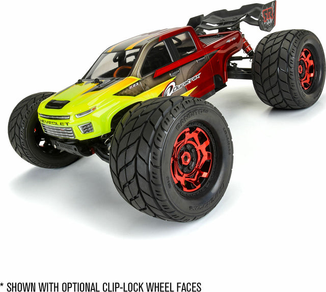 1/8 Bandito 2.0 F/R 3.8" MT Tires Mounted 12mm/14mm Black Ripper (2)