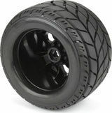 1/8 Bandito 2.0 F/R 3.8" MT Tires Mounted 12mm/14mm Black Ripper (2)