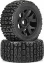 1/6 Brutus F/R 5.7" Monster Truck Tires MTD 24mm Black Ripper (2)