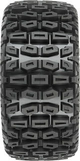 1/6 Brutus F/R 5.7" Monster Truck Tires MTD 24mm Black Ripper (2)