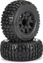 1/10 Brutus F/R 2.8" Monster Truck Tires MTD 12mm Black Ripper (2)