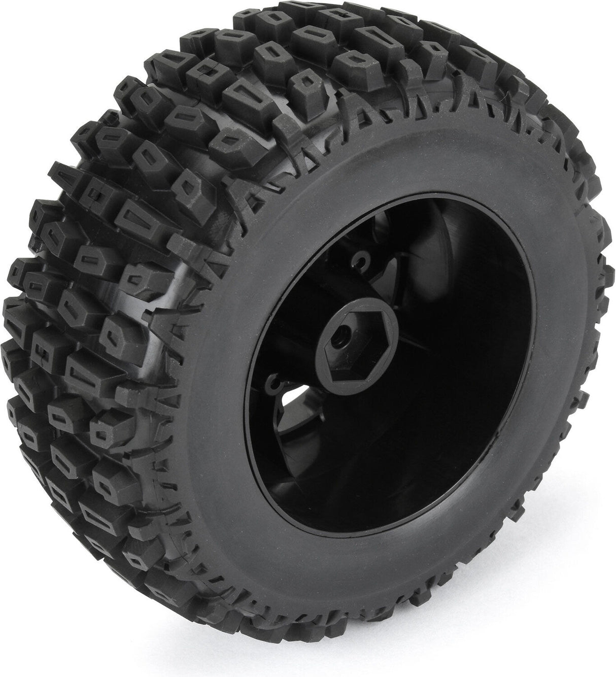1/10 Brutus F/R 2.8" Monster Truck Tires MTD 12mm Black Ripper (2)
