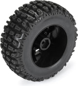 1/10 Brutus F/R 2.8" Monster Truck Tires MTD 12mm Black Ripper (2)